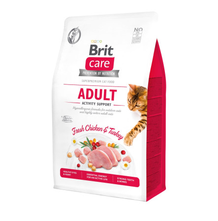 Brit Care Cat Grain Free Adult Activity Support 400 г